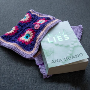 Bookcover - paars/roze/blauw
